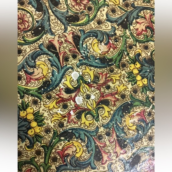 Alfred E. Knobler Viking Import Bowl Alcohol Proof Paper Mache Dish - Picture 5 of 10